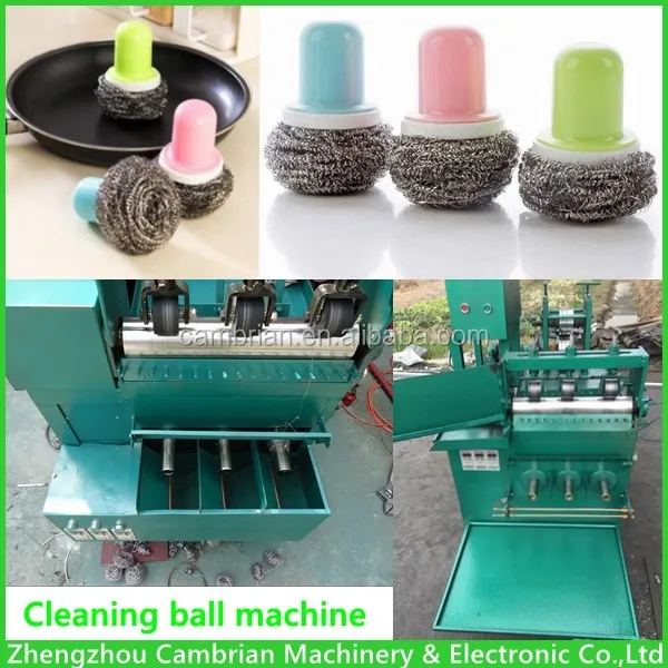 China factory selling kitchen scourer making machine with lowest price