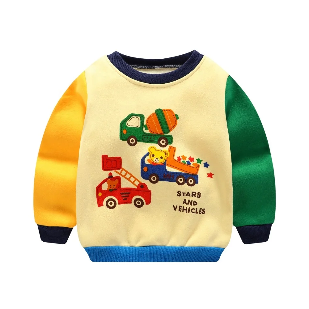 
Kids Custom Printing Design Pullover Baby Hoodies Without Hood 100% Cotton Child Hoodies 