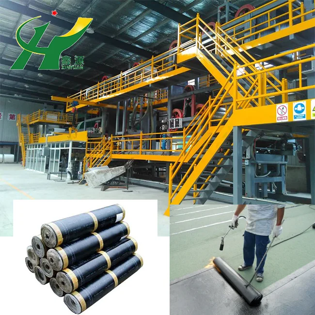 3mm/4mm SBS Modified Bitumen Waterproof Membrane Type Asphalt Roofing Felt Equipment