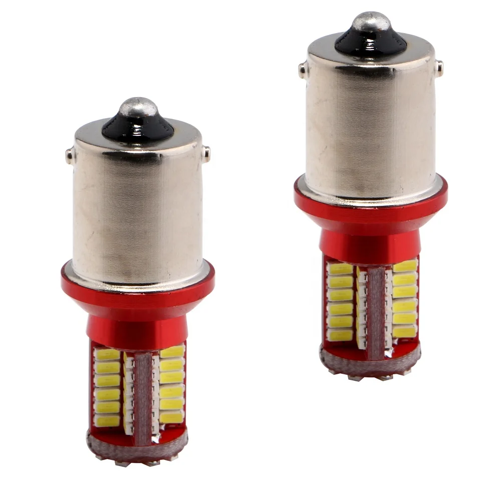 Canbus 1156 1157 led 3014 57SMD led Автомобильный стоп-сигнал 7443 7440, поворотный свет, подсветка