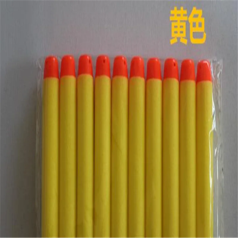 Custom EPE EVA bullets Refill Clip Darts toys soft foam bullets for 7.2*1.3cm