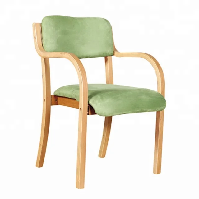 Тканевый деревянный стул для посетителей/конференц стул с подлокотниками/удобное офисное кресло со всего мира