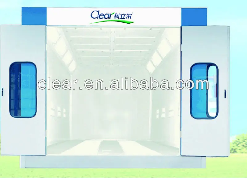 Automobile used car paint spray booths for sale with oil burner