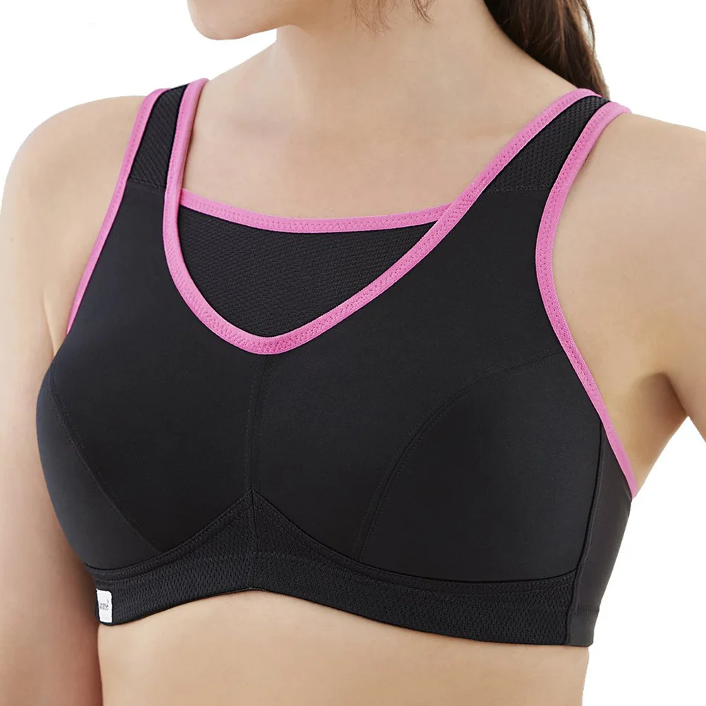 Wholesale Sexy Wireless Push Up Sport Bra Breathable Plus Size Wirefree Yoga Running Sport Bra