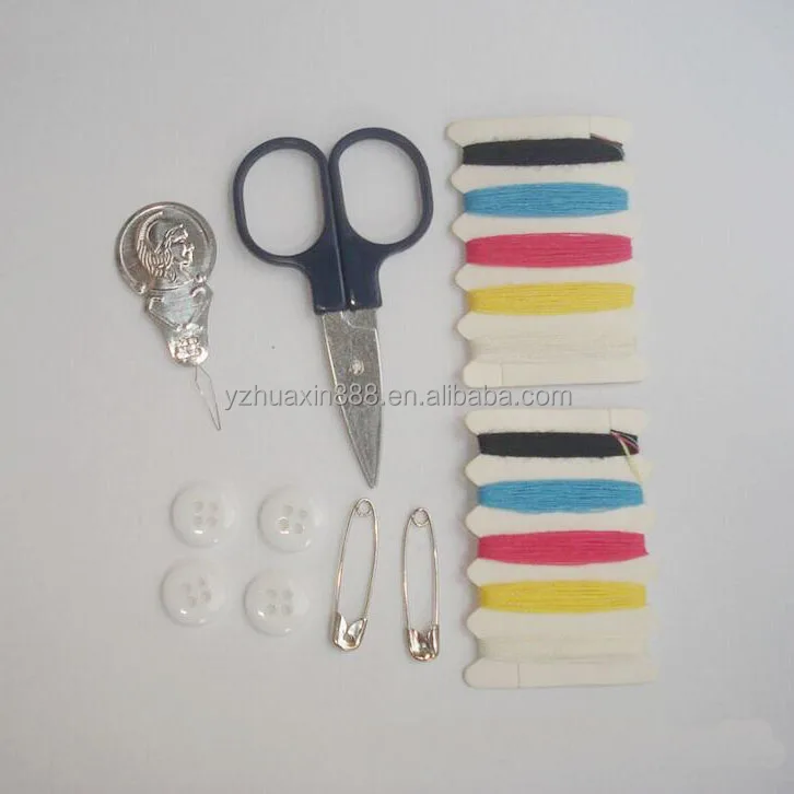 2016 new design cheap hotel use sewing kit / needle and thread kit