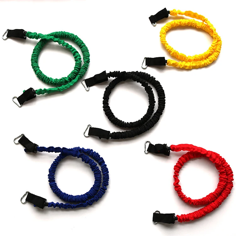 hot sell resistance band set 11pcs Exercise Bands Stretch With Extra Nylon Sleeve Double Durability and Protection