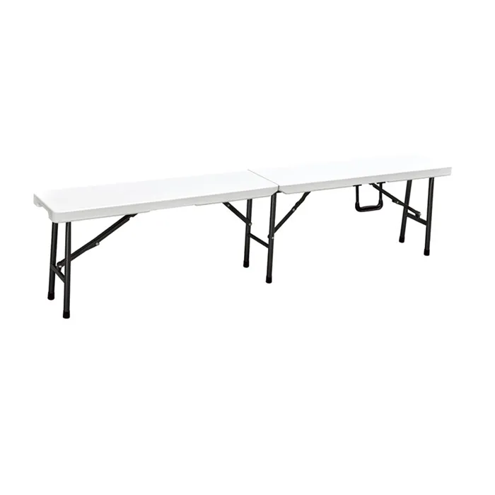 6 Feet 180CM HDPE Plastic Folding Bench for Home and Outdoor