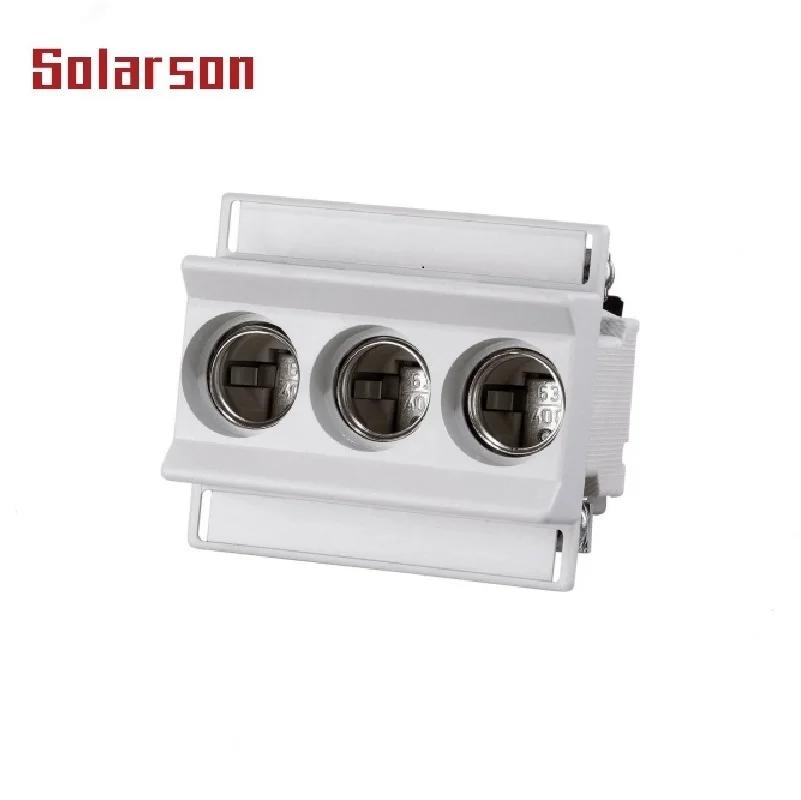 IEC 400V AC керамика держатель предохранителя 3 полюса для D02 Diazed предохранитель ссылка