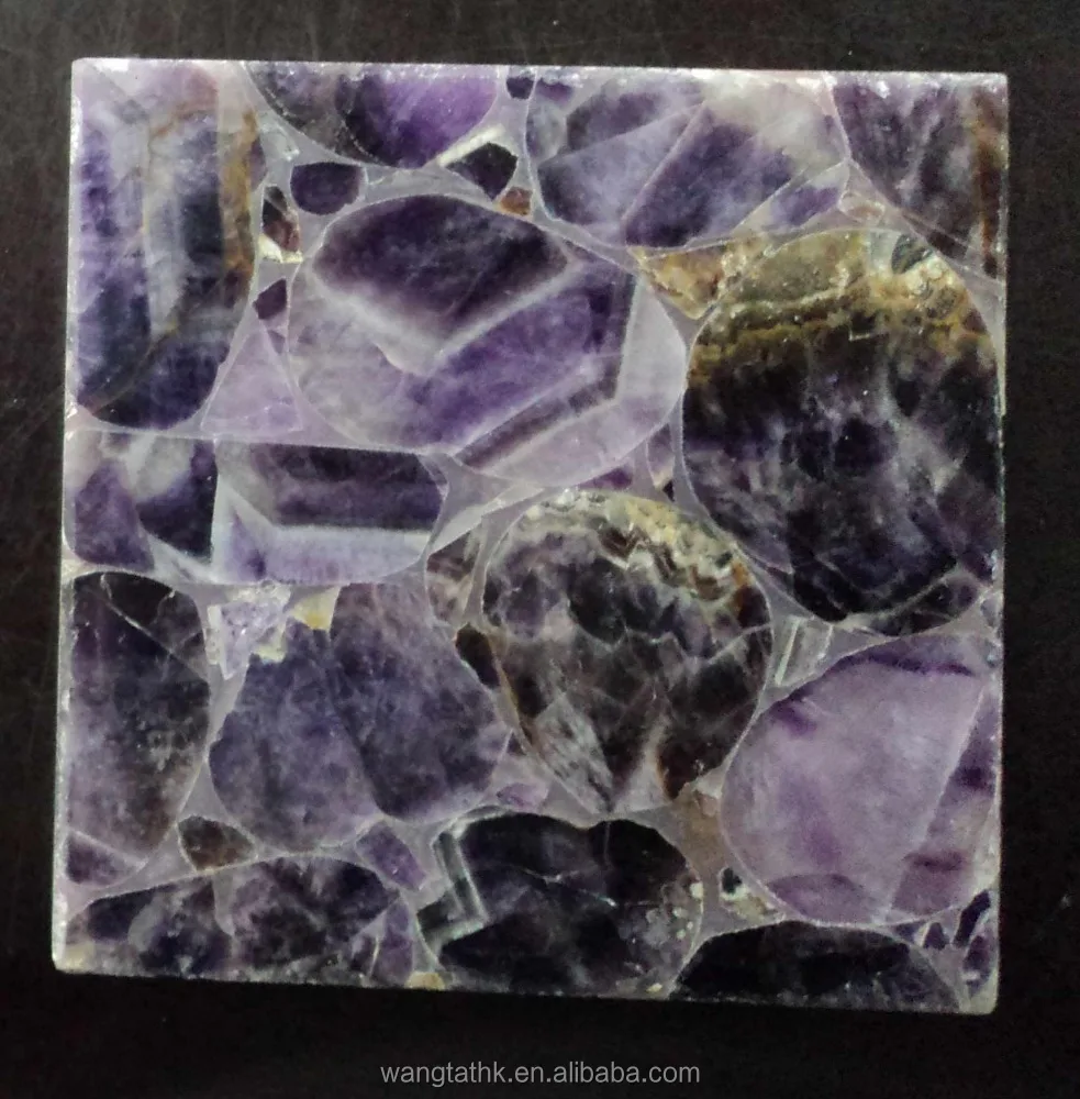 
Natural amethyst stone slab 