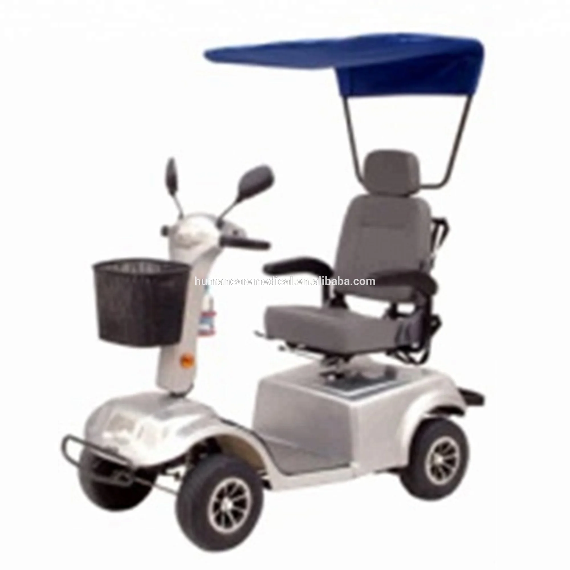 
Best selling Double Seat Golf Cart/Double seat Mobility Scooter with Back Basket& Roof 