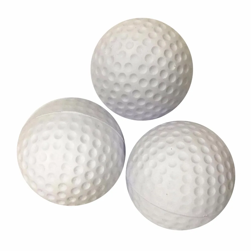 2021 Custom Logo golf ball round shape pu material  stress ball toys