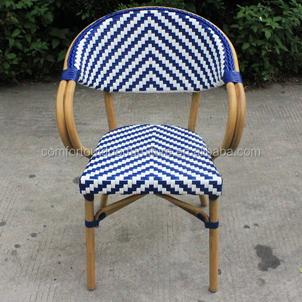 
Fashion Design Faux Bamboo Look Frame Cafe Shop Chair 