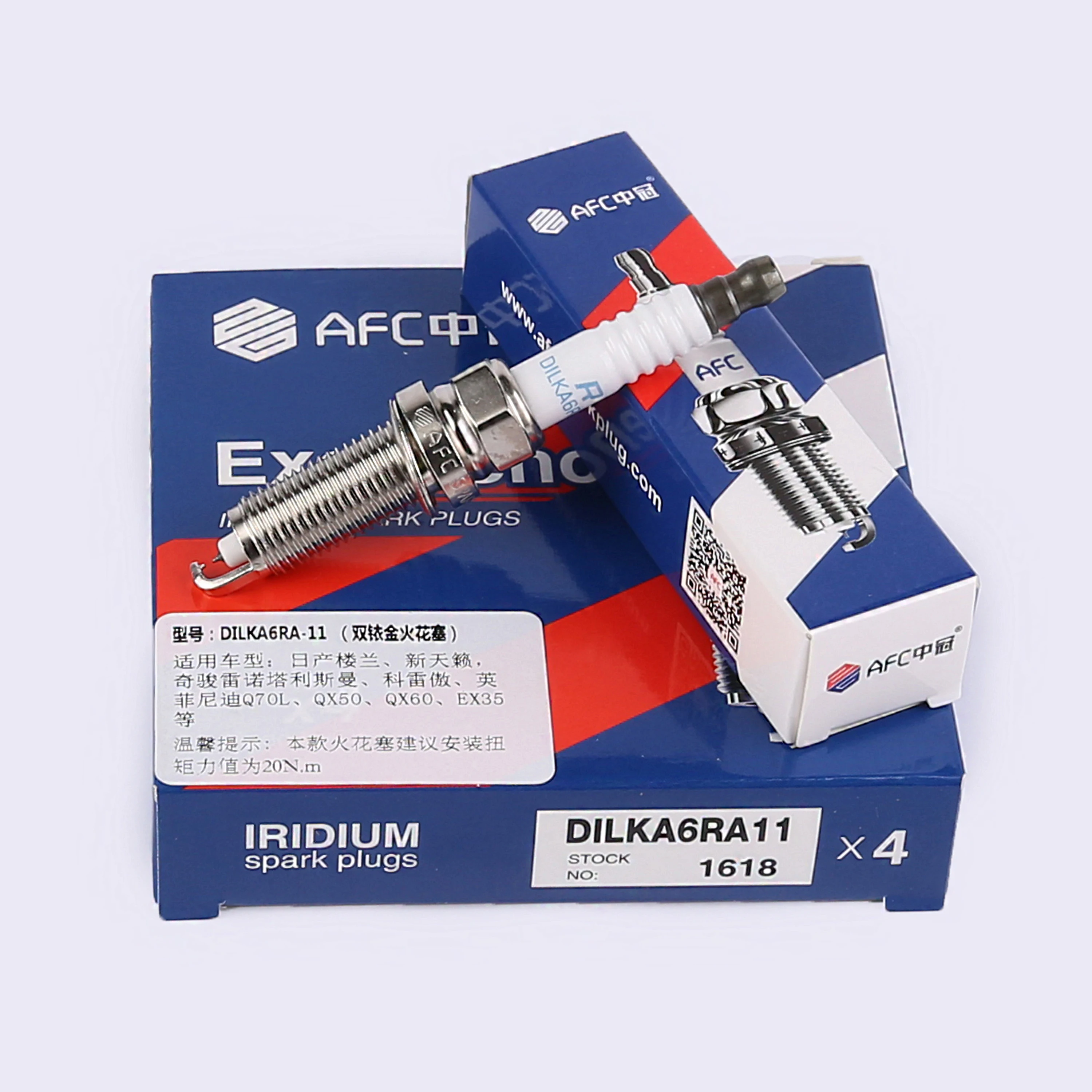 
AFC 1620 LZKA6RAI-11 spark plug OEM 22401-ED875 for Nissan cars spark plugs 