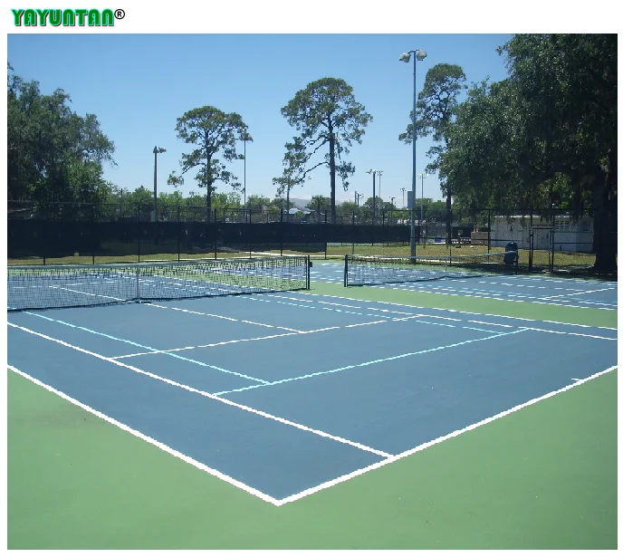 Blue table tennis flooring paint/tennis court cover