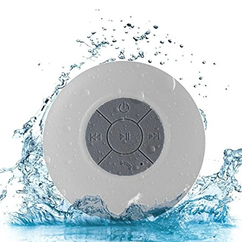 Mini Speaker Portable Waterproof Wireless Handsfree Speakers, For Showers, Bathroom, Pool, Car, Beach & Outdo