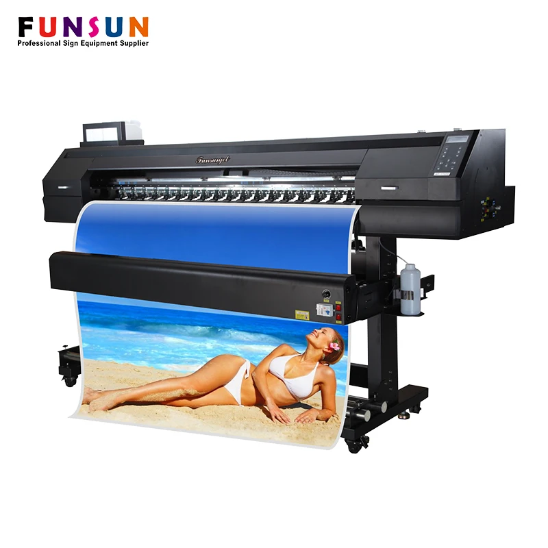 High Grade 1.7m DX5 Head 1440dpi Eco Solvent Printer Cutter