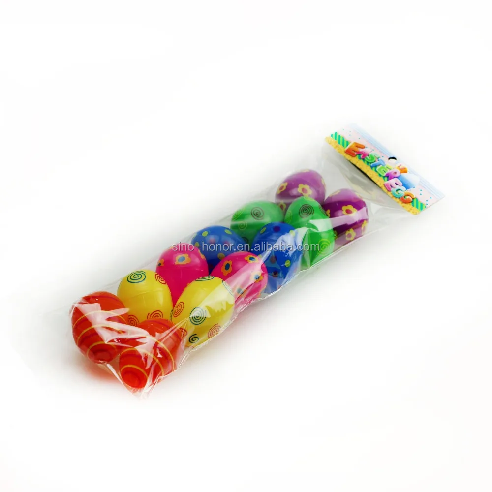 
 Дешевое красочное декоративное пластиковое пасхальное яйцо для детей 2020  