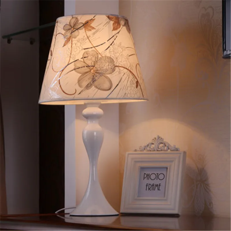 Antique Drum Hardback Lamp Shades Printing Varieties Flowers and Living Room Fabric Lamp Cover