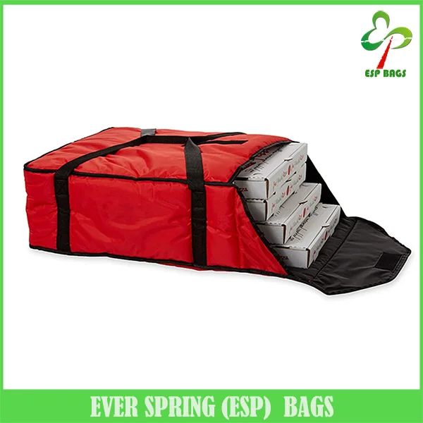 Nylon professional thermal pizza bag, big size pizza warm delivery bag
