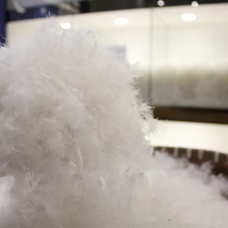 Machine Washable Natural White 60% Duck Down 40% Feather Pillow Filling Material Sticky Pure White Duck Down