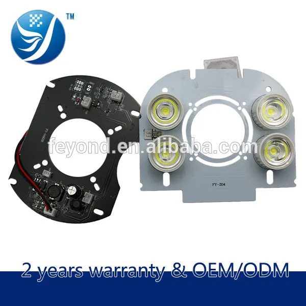 Высокая мощность 4 белый свет из светодиодов ночного видения просветитель лампа доска для наружного щит камеры