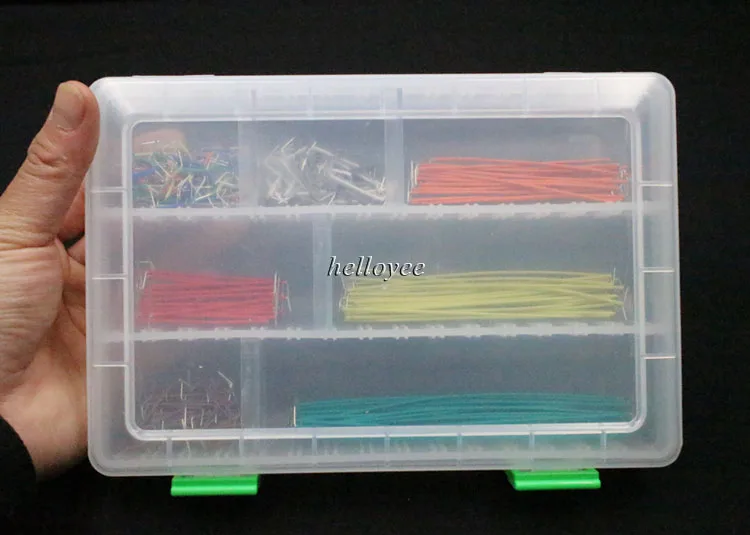 350 Piecies Preformed  Breadboard Jumper wires Kit 14 Length Assorted  U Shape Jumper Wires For Breadboard And Prototyping