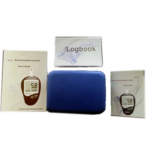 Code free blood glucose meter with test strips