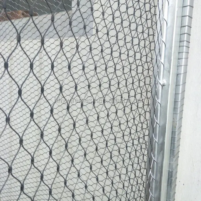 Сетка для животных из зоопарка, сетка из феррированного кабеля, сетка для обезьяны и тигра, сетка из нержавеющей стали, сетка из проволоки, плетеная простая сетка