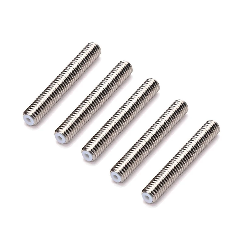 
GIULY MK8 M6x40mm Stainless Steel Nozzle Throat with Tubes Pipes for 1.75mm Filament 3D Printer Parts 