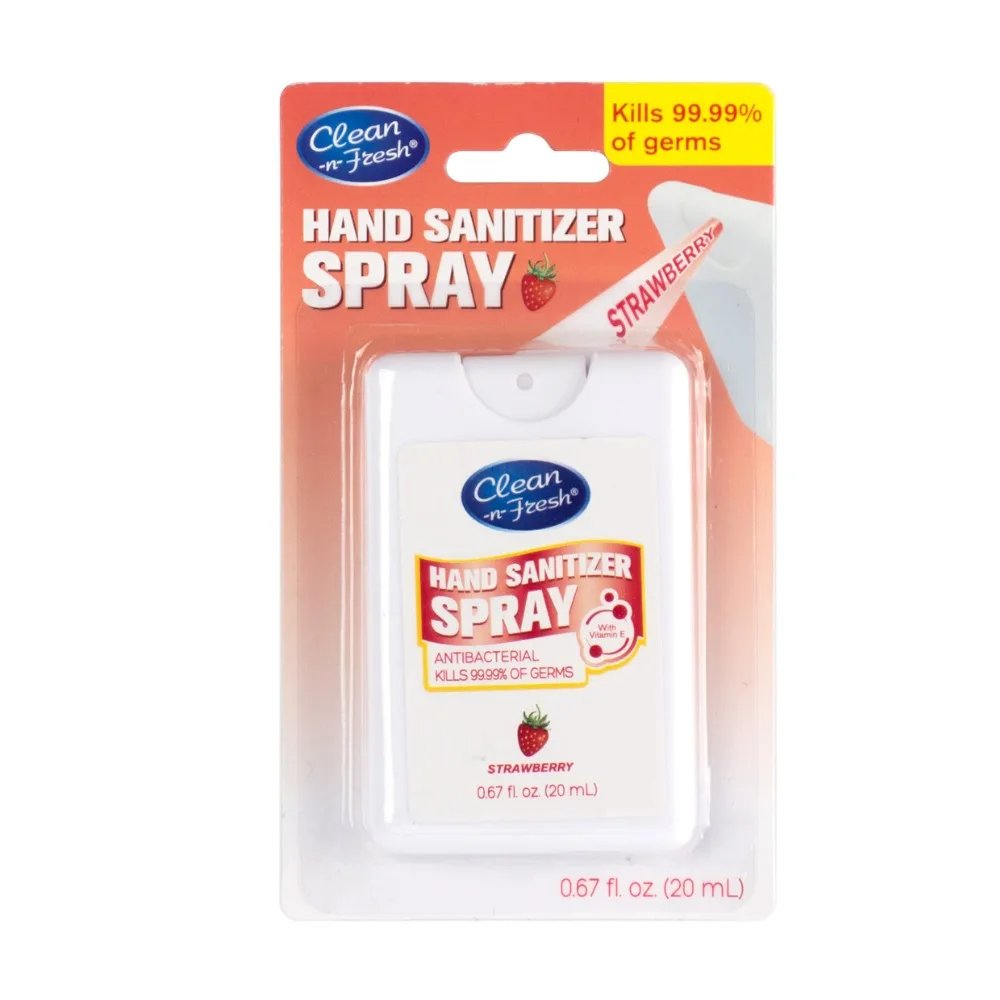 Trade Assurance Original credit card hand sanitizer spray
