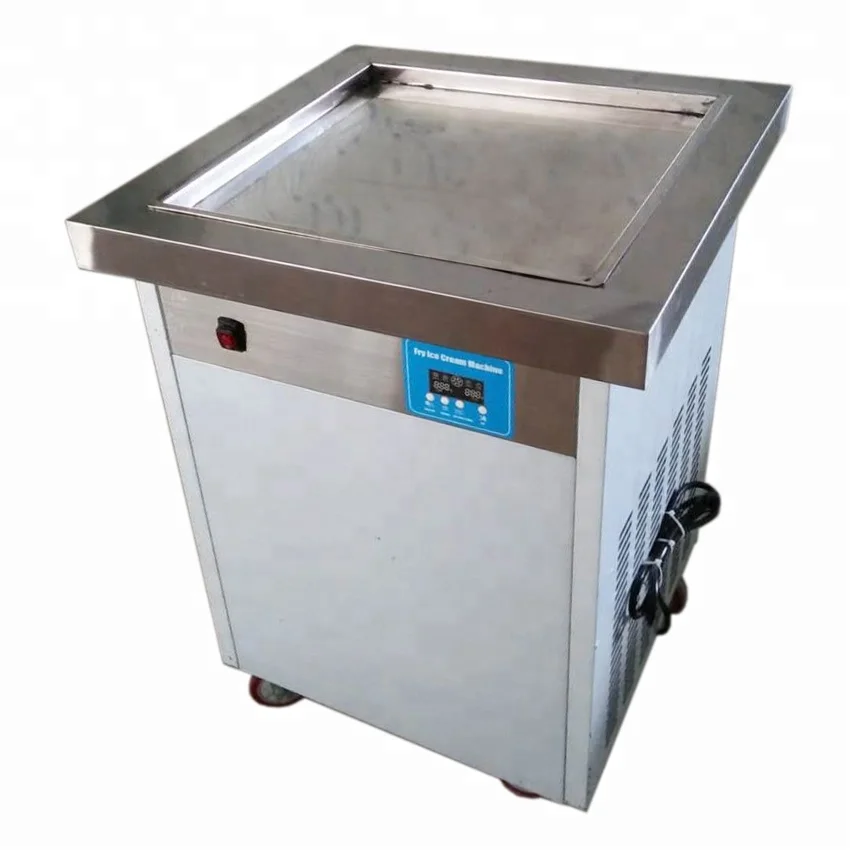 Thai Tawa Single pan Fried ice cream machine USA Europe for sale 1 pan