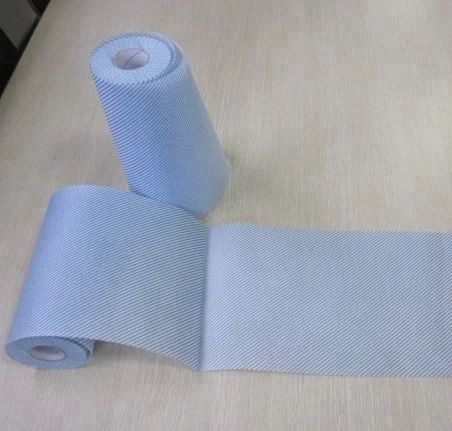 twill pattern polyester viscose chemical bond cleaning cloth lightweight handi wipes