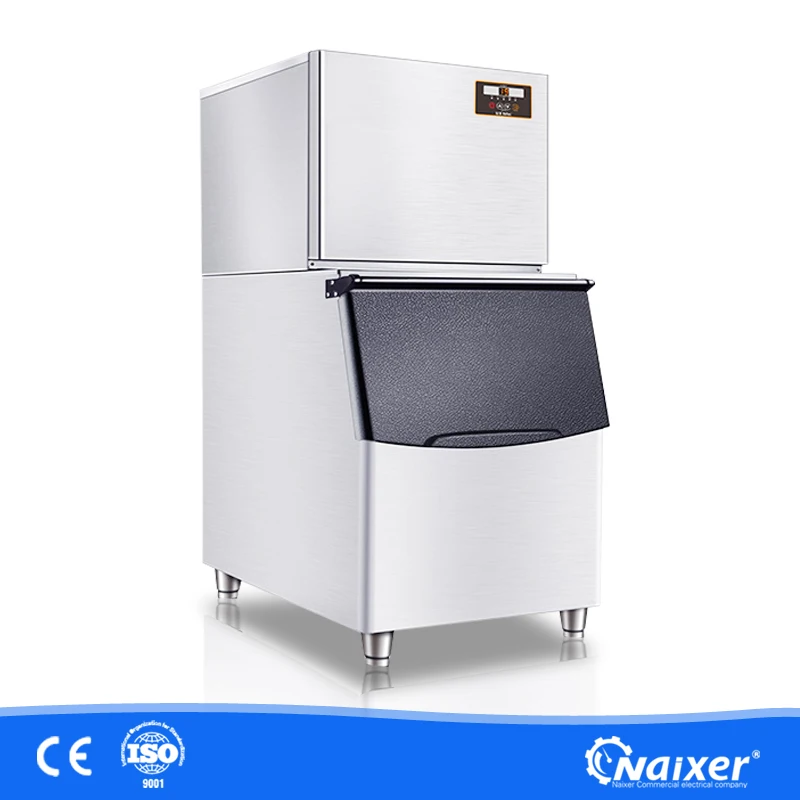 Water Business Crystal Big Portable Restaurant Ice Machine For Juice