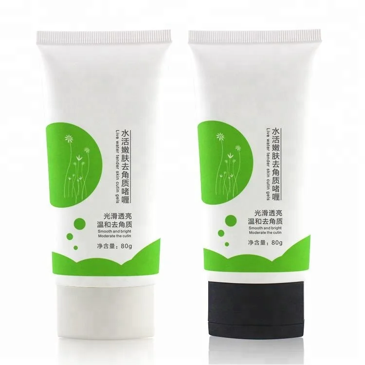 20ml 100ml 150ml Flat Clear Silicone Biodegradable Matte Oval Plastic Aluminum Cosmetic Tube Soft for Face Makeup Sunscreen