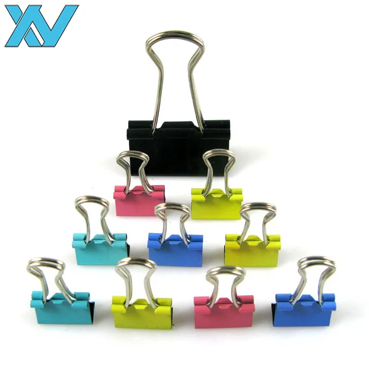 32MM Metal Black Binder Clip Office Stationery Bulldog Clips