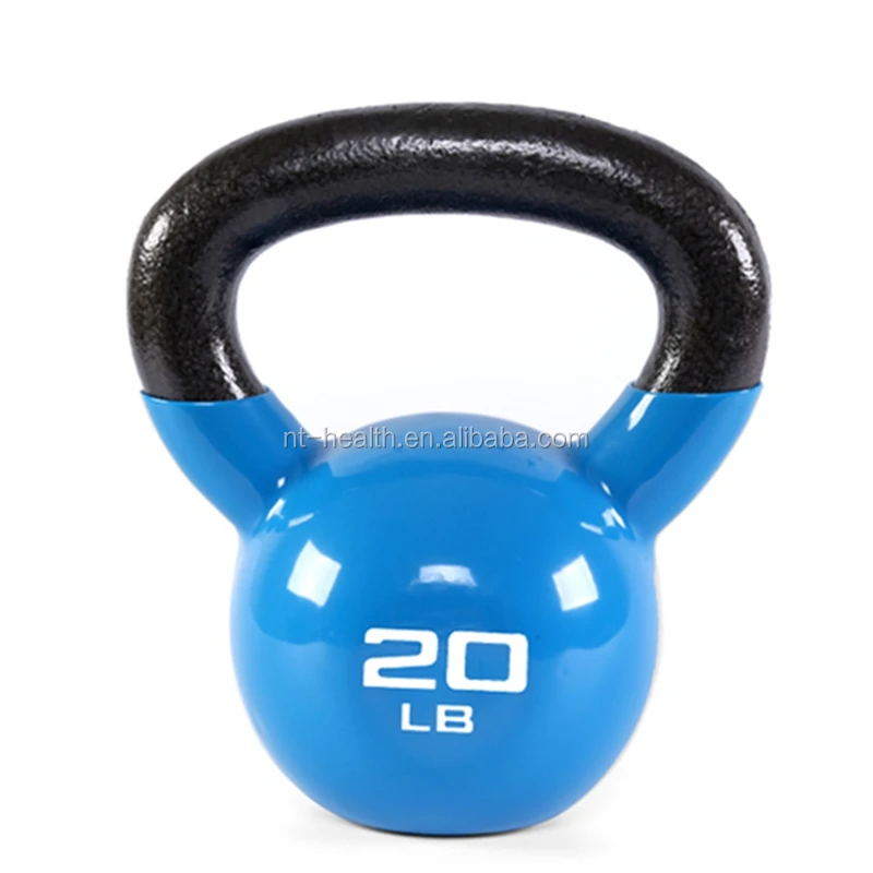 Competition painted vinyl kettlebell set