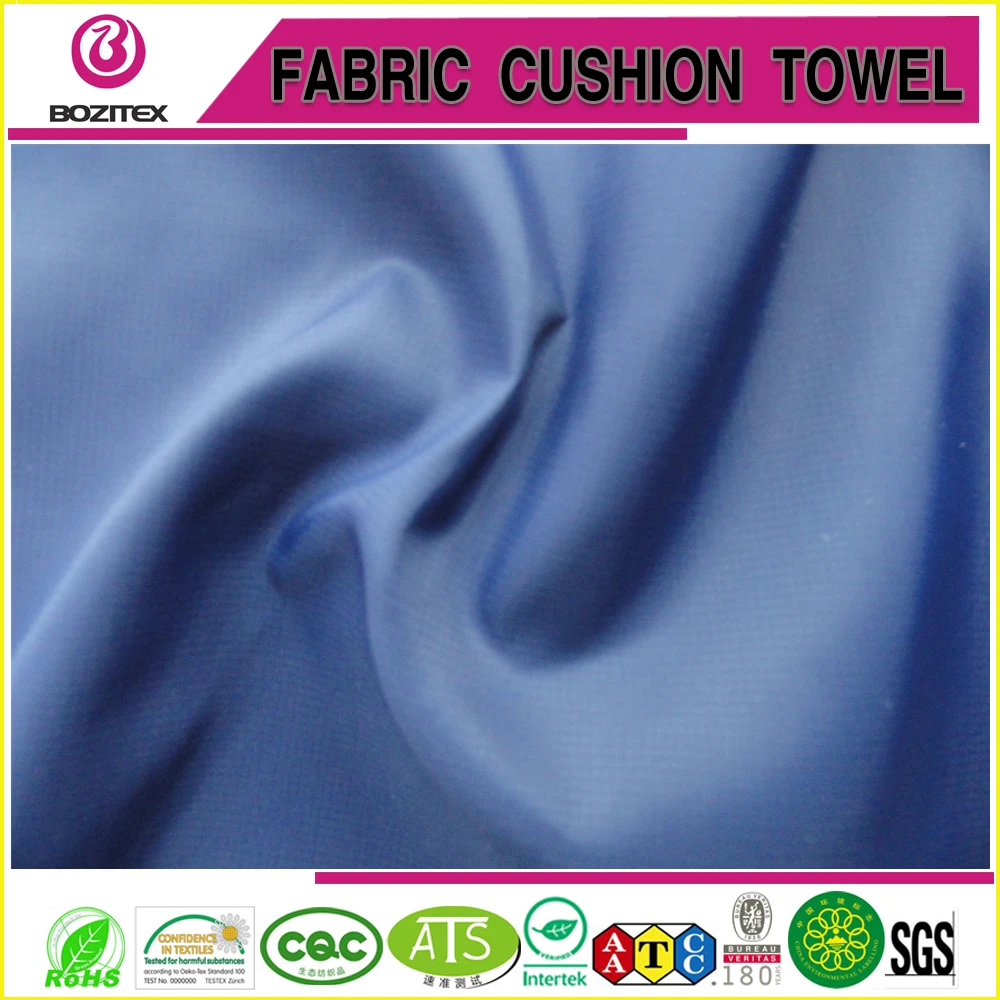 Нейлоновая тафтовая ткань ПУ ПВХ с серебряным покрытием для подкладки сумки