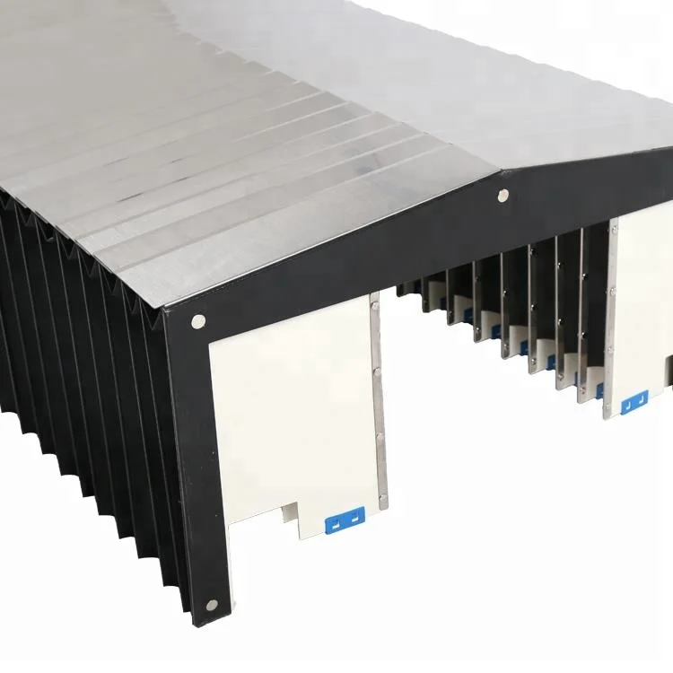 Armor dust shield bellow covers for glazed roofing tile forming machine