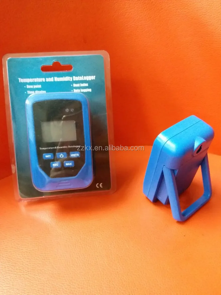 4 in 1 Temperature and Humidity Datalogger Temperature Recorder with Heat Index and Dew point temperature measurement KT5005