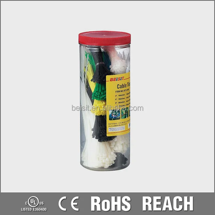 Оптовые самоблокирующимся Стандарт Ul Кабельные Стяжки