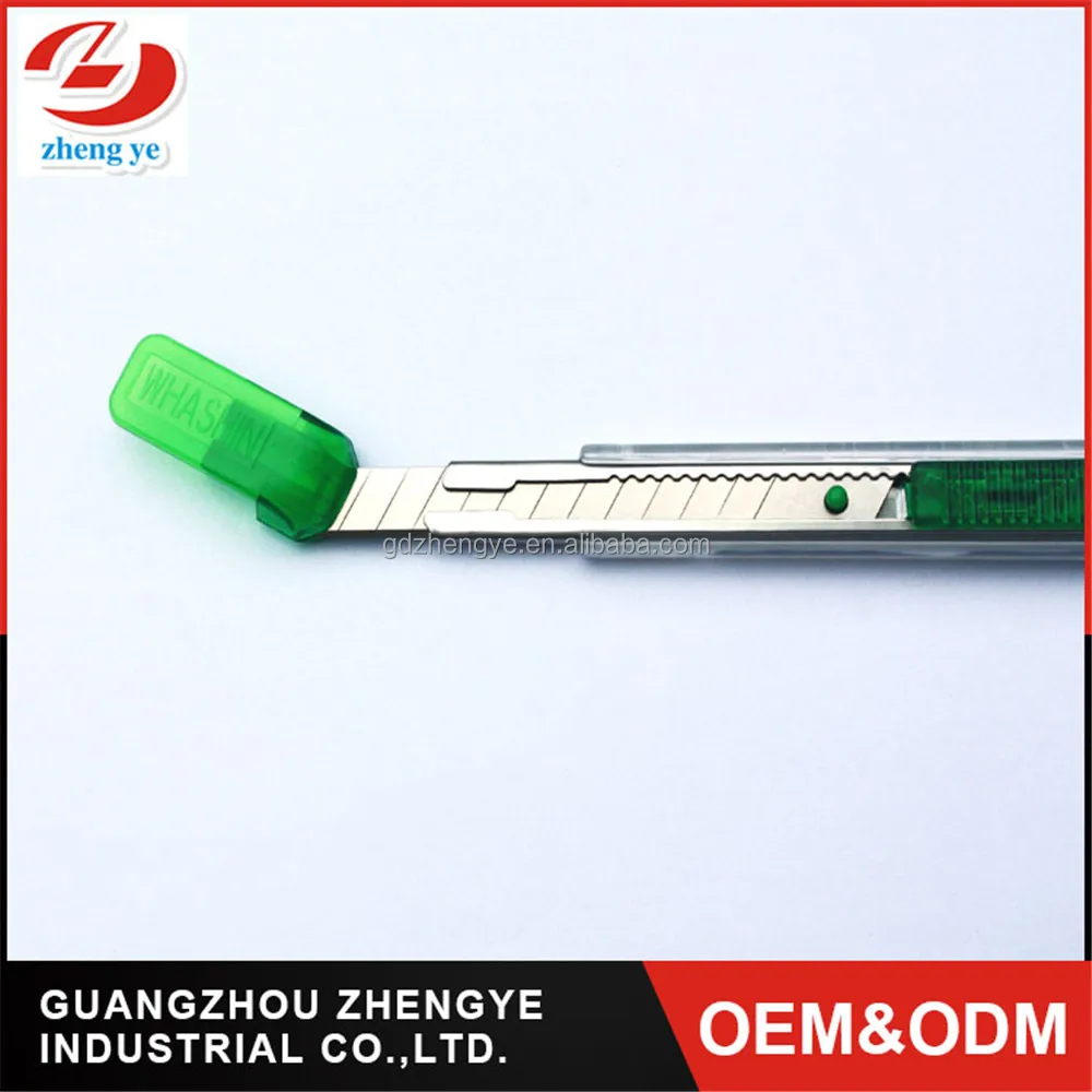 wholesale 9mm mini snap off art paper knife cutter for cutting or DIY