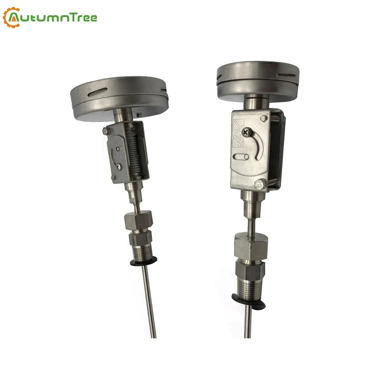 1.5% 75 мм инструмент Стекло окно двойной биметаллический термометр воды