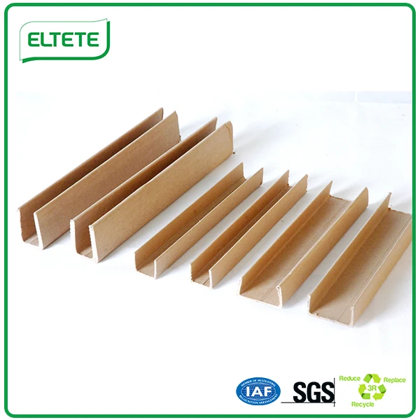 U Shaped profile Paper Edge Corner Guard Making Machine / production line