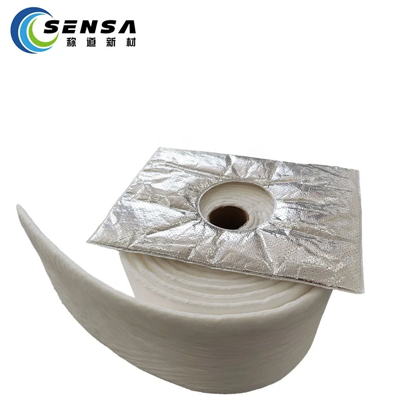 White roll Outwear, coat, gown, acoustic insulation material similar media for car
