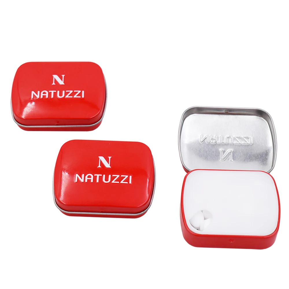 
Recycled Customized Rectangle Red Tin Box For Candy Mint 