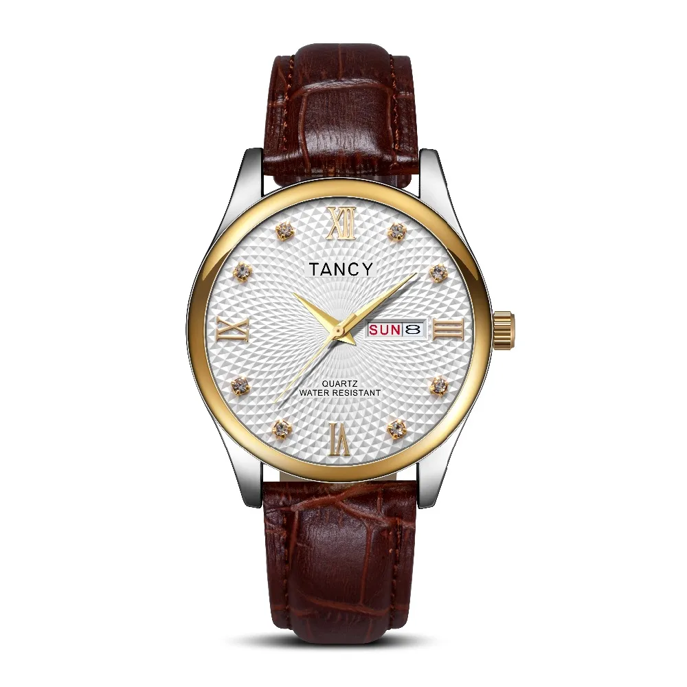 Low moq wholesale custom quartz watches bezel japan movt luxury watches men