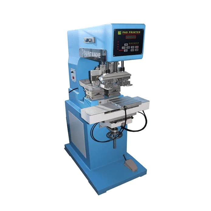 2 Colors Tampografia Pen Tool Open Inkwell Pad Printer Lighter Helmet Automatic Tampon Printing Machine Shuttle New Motor