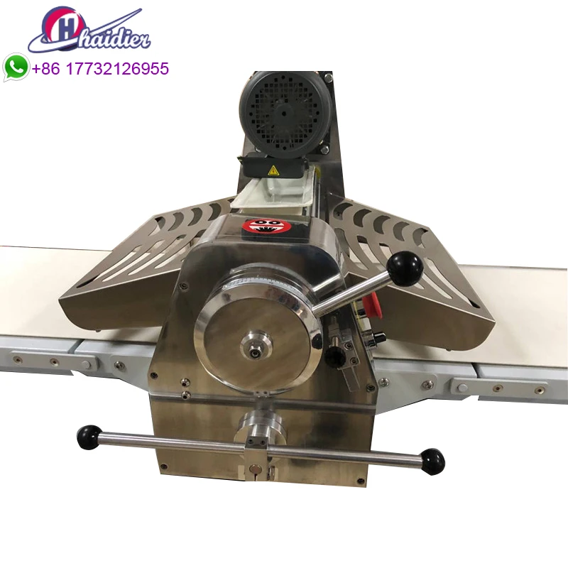 
220V Commercial reversible table top baklava used hot sale dough sheeter 1-50mm 