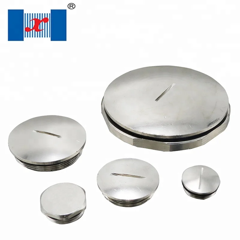 Waterproof IP65 Brass Screw Cap M18 Stop Plug For Junction Box
