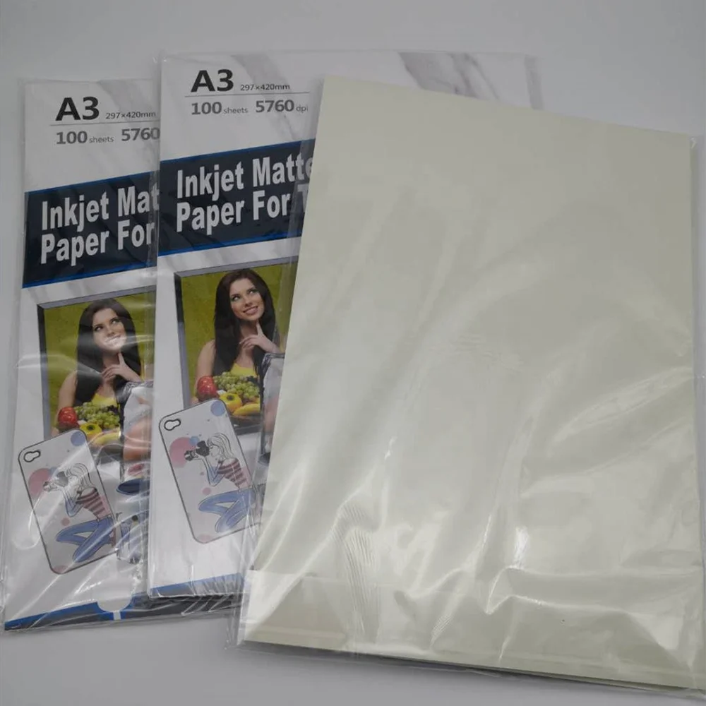 100gsm A4 and A3 sublimation transfer paper for sublimation   printing